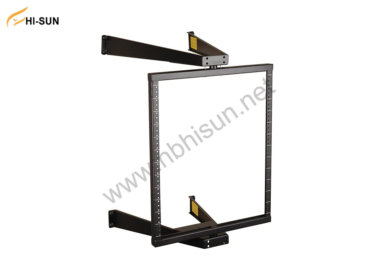 12U Wall Mount 2-Post Open Frame Rack
