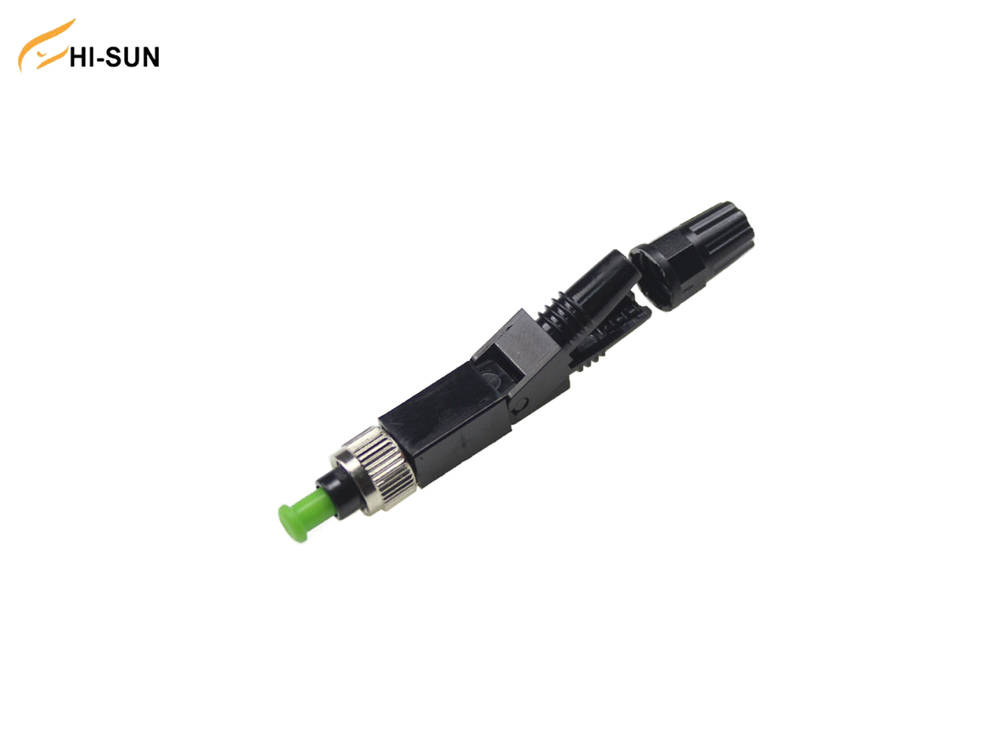 FC APC SX Green Connector