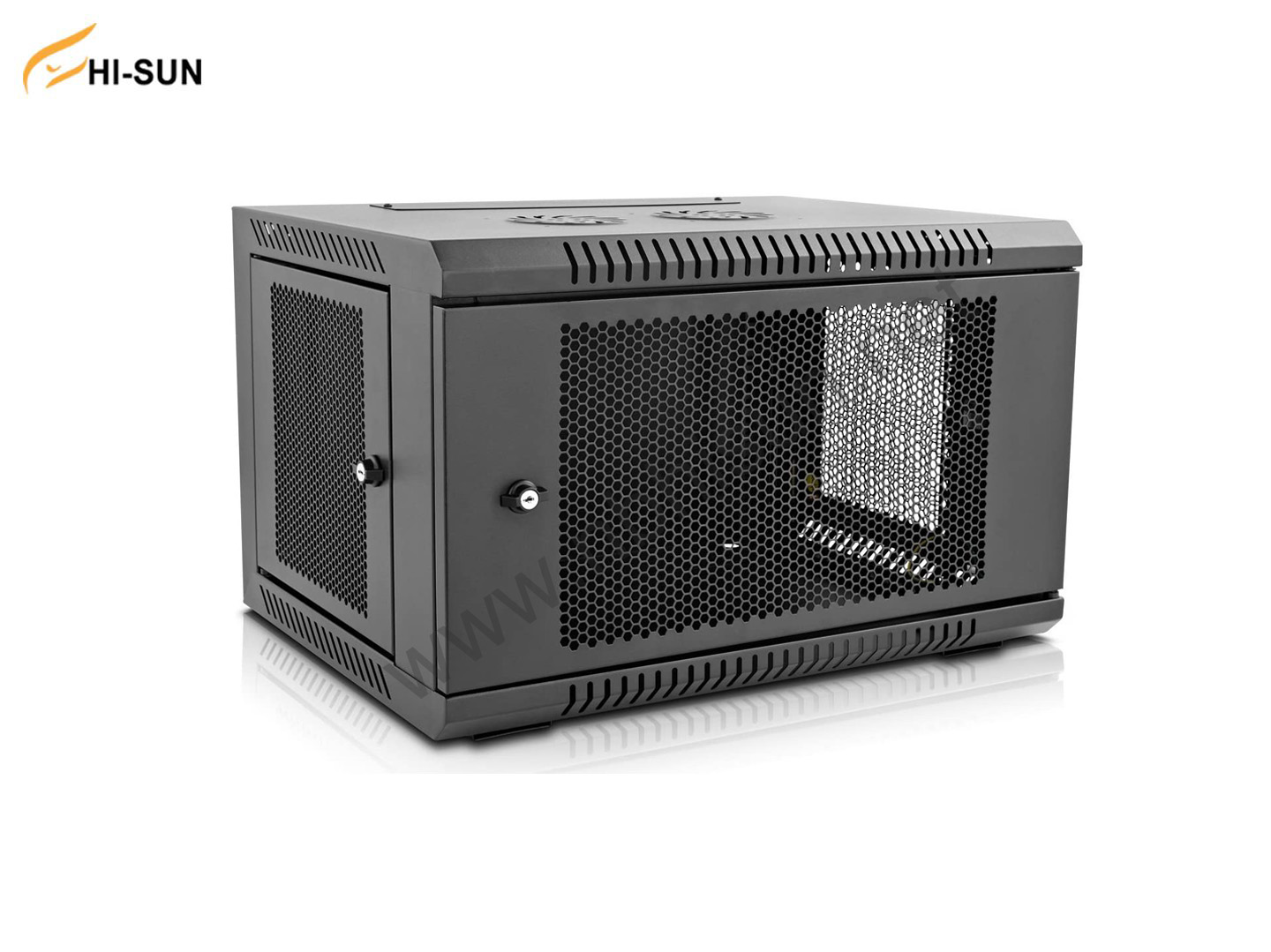 6U Rack Wall Mount Vented Enclosure