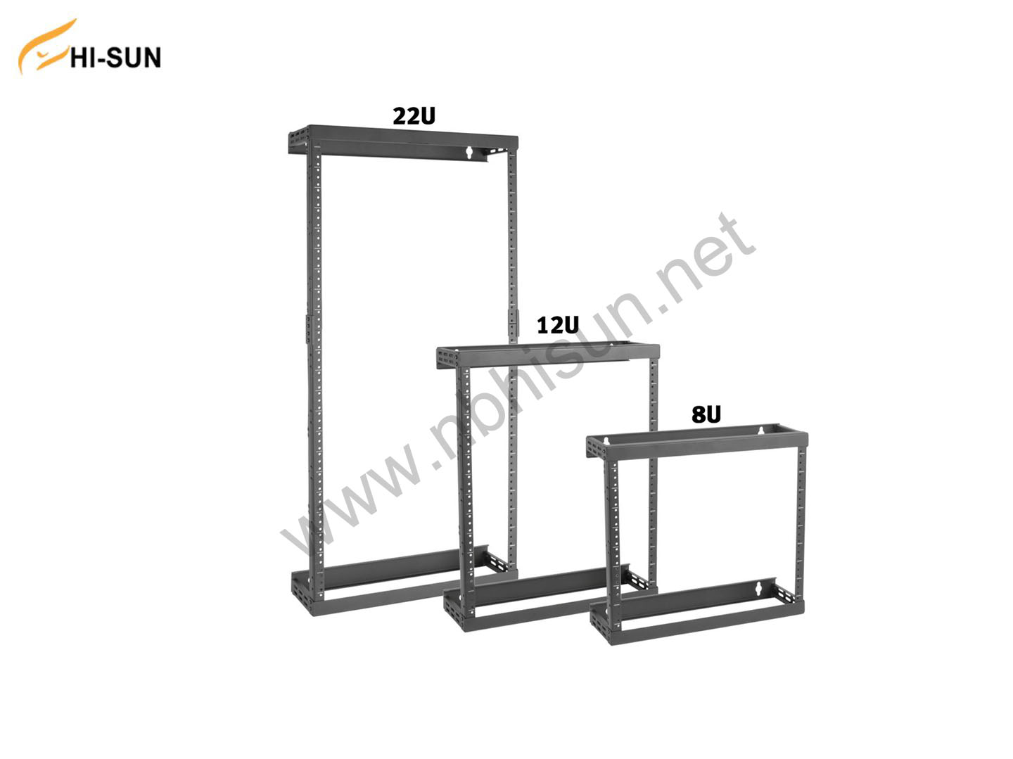 Wall-Mount 2-Post Open Frame Rack 3