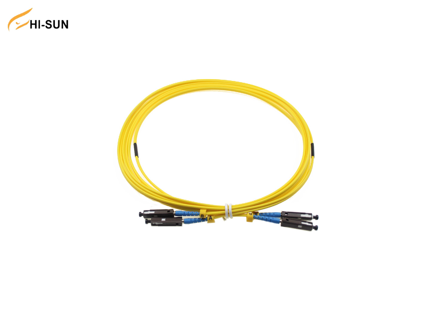 MU SM DX 2.0 3.0 Yellow Fiber Optic Patchcord