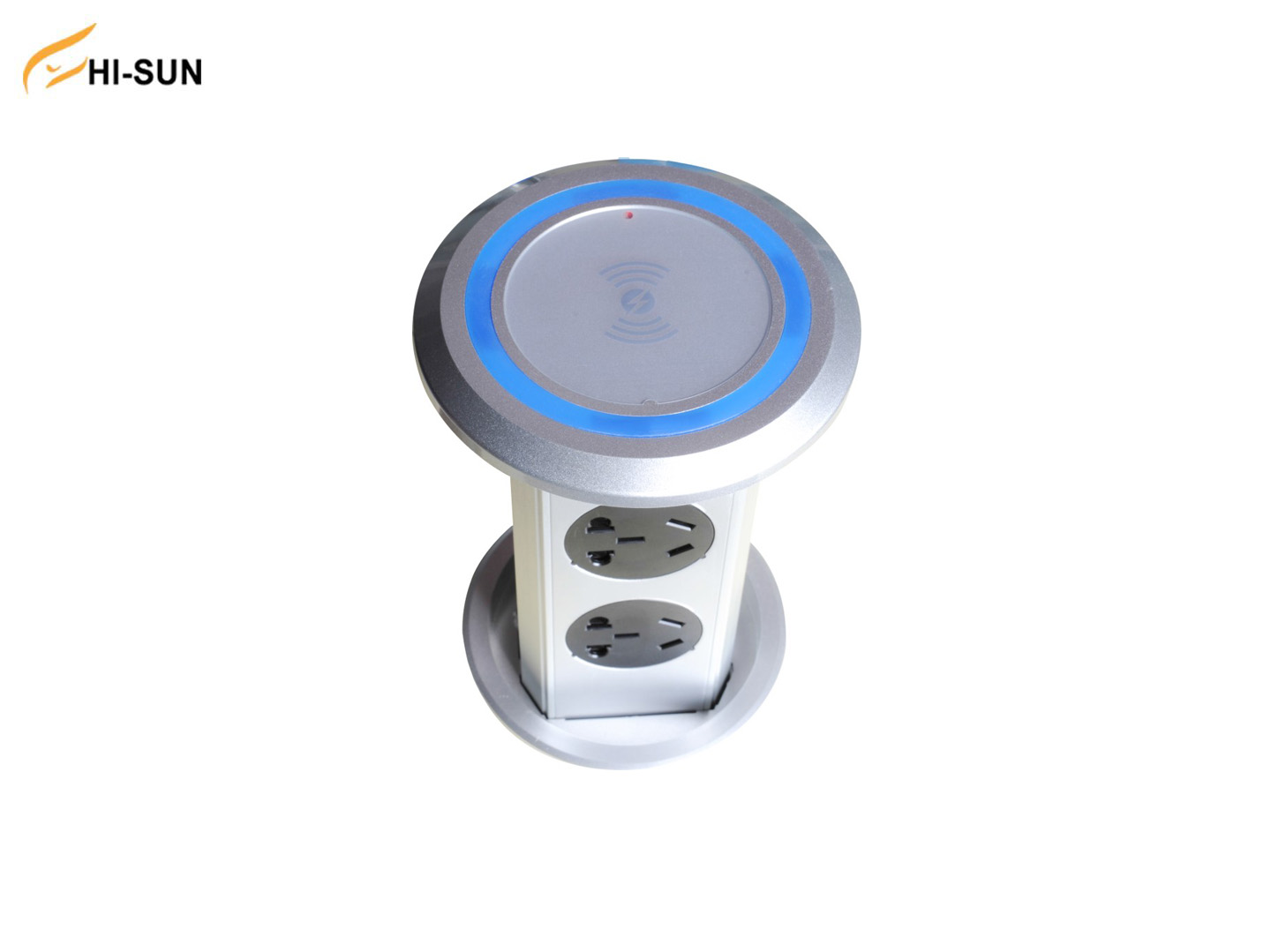 Chinese type socket with wireless charing