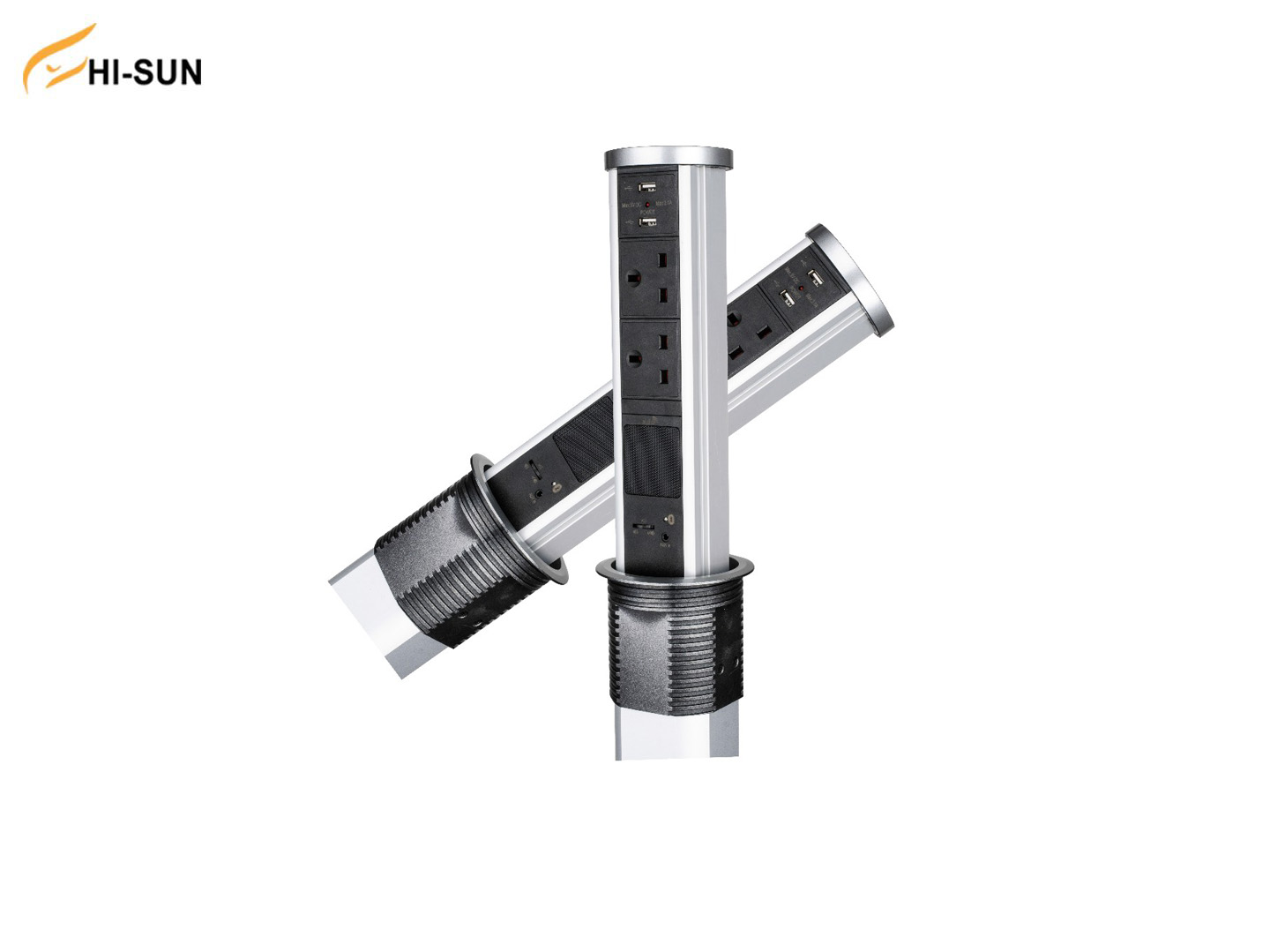 British pneumatic rise and fall type socket